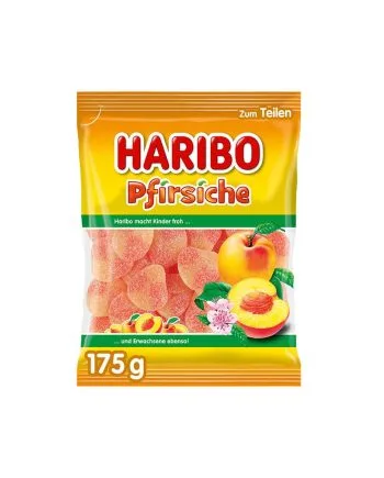 Bomboane Gumate Haribo Pfirsiche 175gr. Bomboane Gumate Haribo Pfirsiche 175gr.