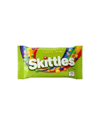 Bomboane Gumate Skittles Crazy Sours 14gr. Bomboane Gumate Skittles Crazy Sours 14gr.