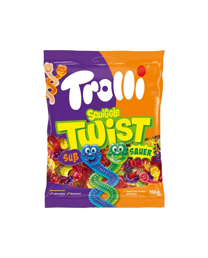 Bomboane Gumate Trolli Squiggle Twist 150gr. Bomboane Gumate Trolli Squiggle Twist 150gr.