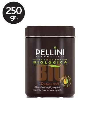 Cafea Măcinată Pellini Biologica Bio 100% Arabica 250gr. Cafea Măcinată Pellini Biologica Bio 100% Arabica 250gr.