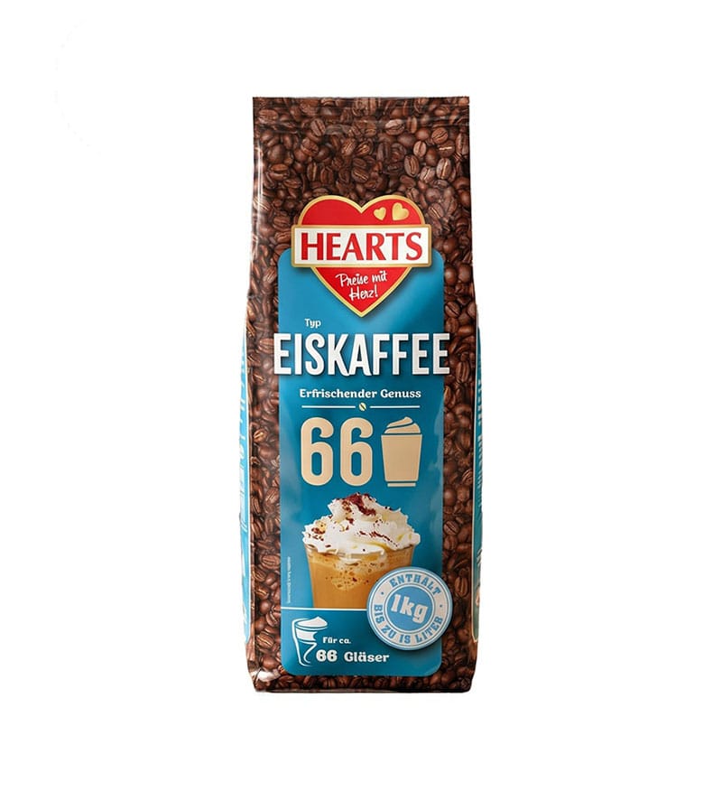 Hearts - Ice Coffee 1 kg. Hearts - Ice Coffee 1 kg.