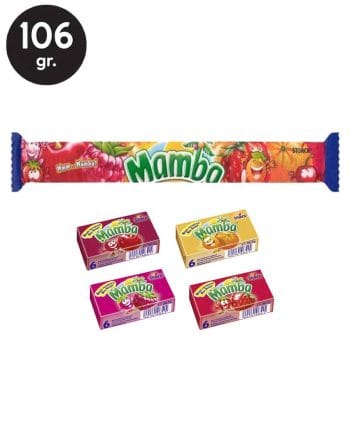 Caramele Gumate Mamba Fructe 106gr.