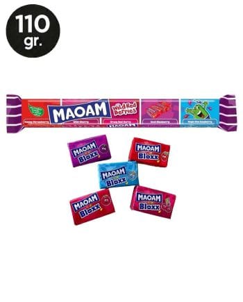 Caramele Gumate Maoam Bloxx Wild Red Berries 110gr