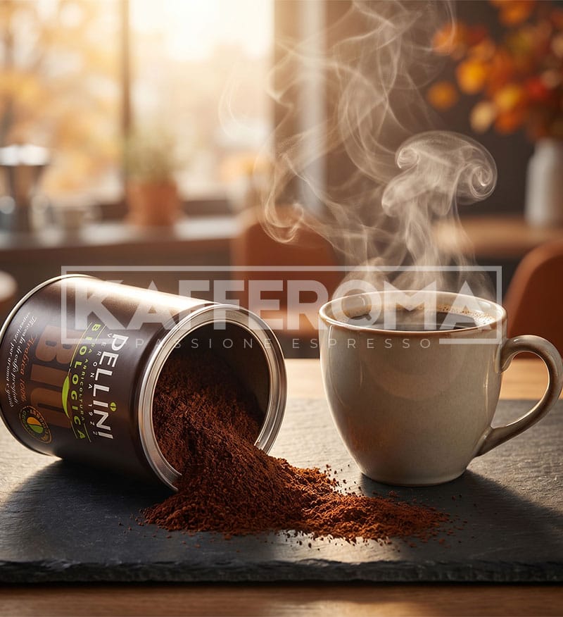 Cafea Măcinată Pellini Biologica Bio 100% Arabica 250gr. Cafea Măcinată Pellini Biologica Bio 100% Arabica 250gr.