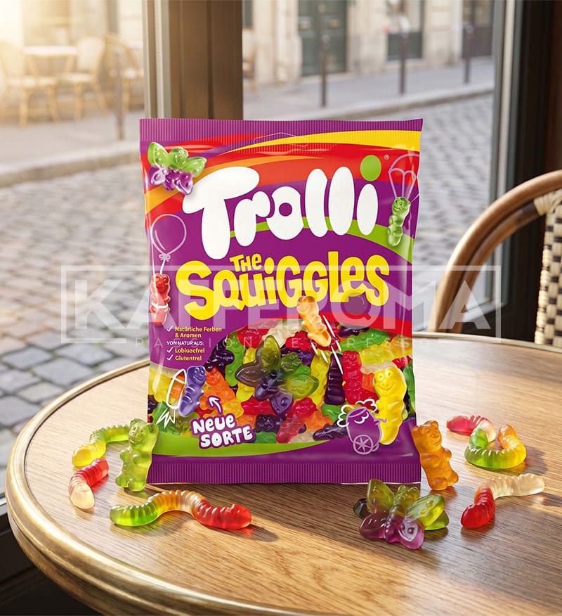 Bomboane Gumate Trolli The Squiggles 150gr. Bomboane Gumate Trolli The Squiggles 150gr.