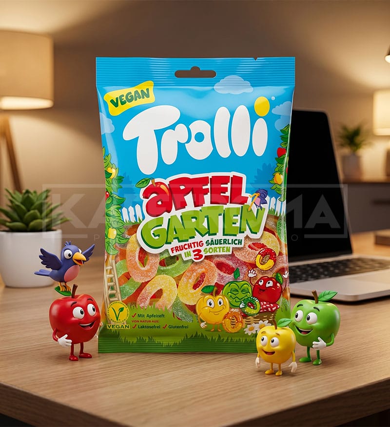 Bomboane Gumate Trolli Apfel Garten 150gr. Bomboane Gumate Trolli Apfel Garten 150gr.