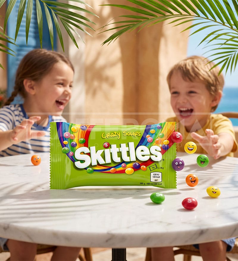Bomboane Gumate Skittles Crazy Sours 14gr. Bomboane Gumate Skittles Crazy Sours 14gr.