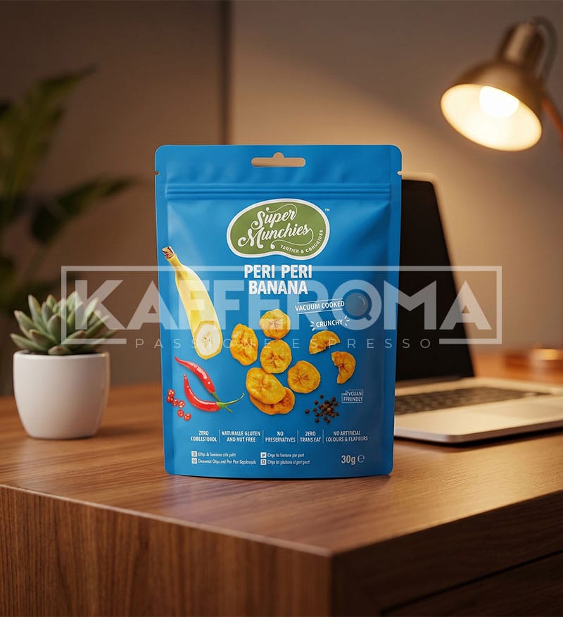 Chipsuri de Banane cu Piri Piri - Super Munchies Chipsuri de Banane cu Piri Piri - Super Munchies