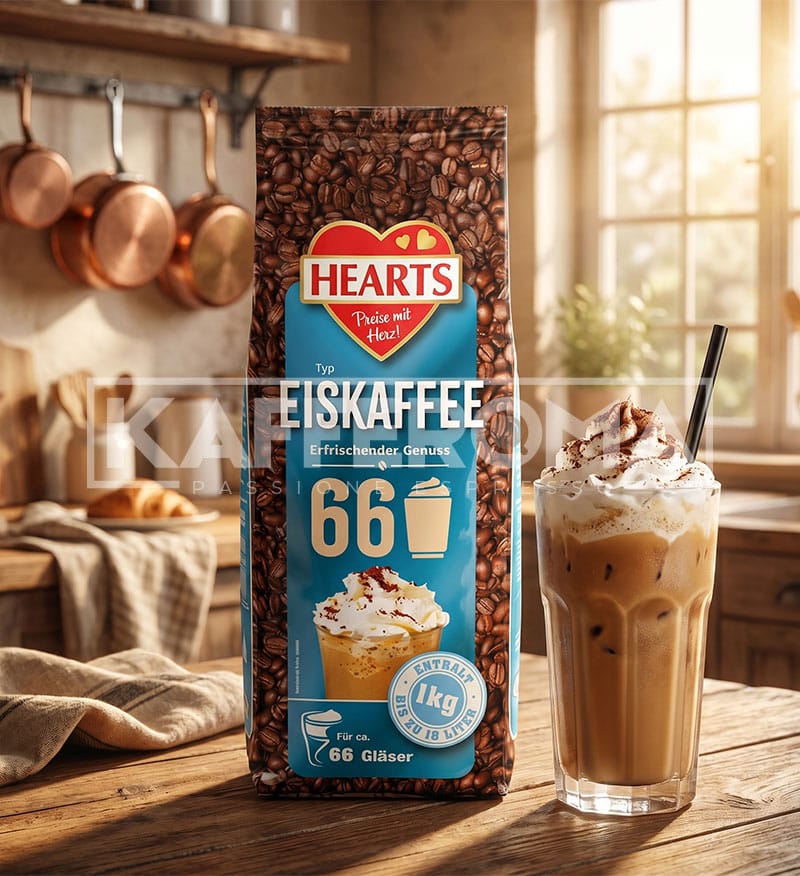 Hearts - Ice Coffee 1 kg. Hearts - Ice Coffee 1 kg.