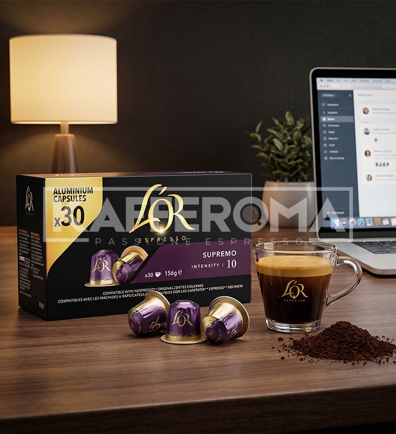 30 Capsule L’Or Espresso Supremo – Compatibile Nespresso 30 Capsule L’Or Espresso Supremo – Compatibile Nespresso
