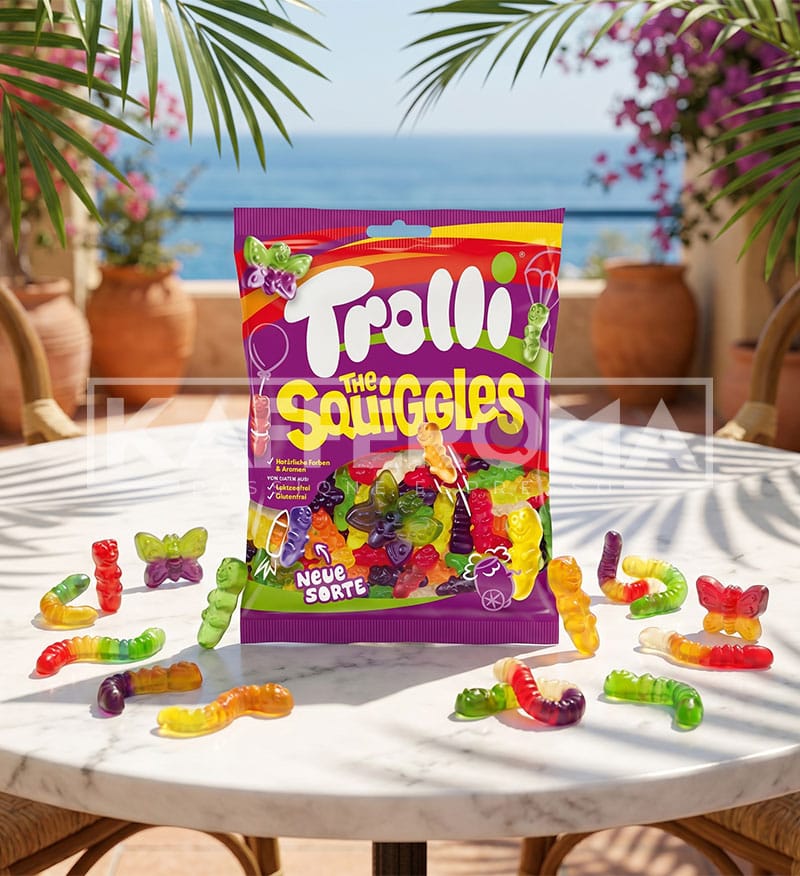 Bomboane Gumate Trolli The Squiggles 150gr. Bomboane Gumate Trolli The Squiggles 150gr.