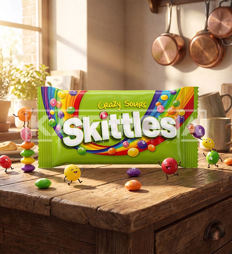 Bomboane Gumate Skittles Crazy Sours 14gr. Bomboane Gumate Skittles Crazy Sours 14gr.