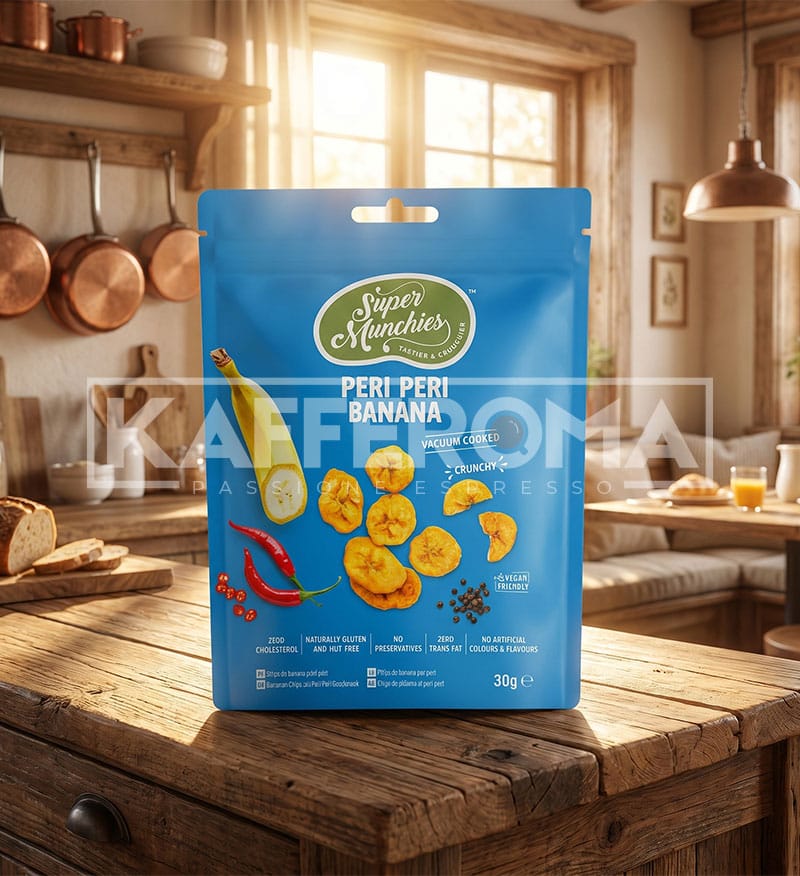 Chipsuri de Banane cu Piri Piri - Super Munchies Chipsuri de Banane cu Piri Piri - Super Munchies