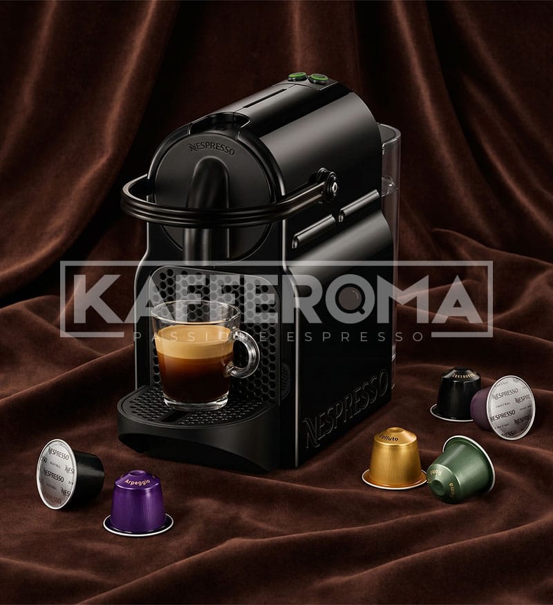 Espressor cu Capsule Nespresso Original - De Longhi Inissia Nera Espressor cu Capsule Nespresso Original - De Longhi Inissia Nera