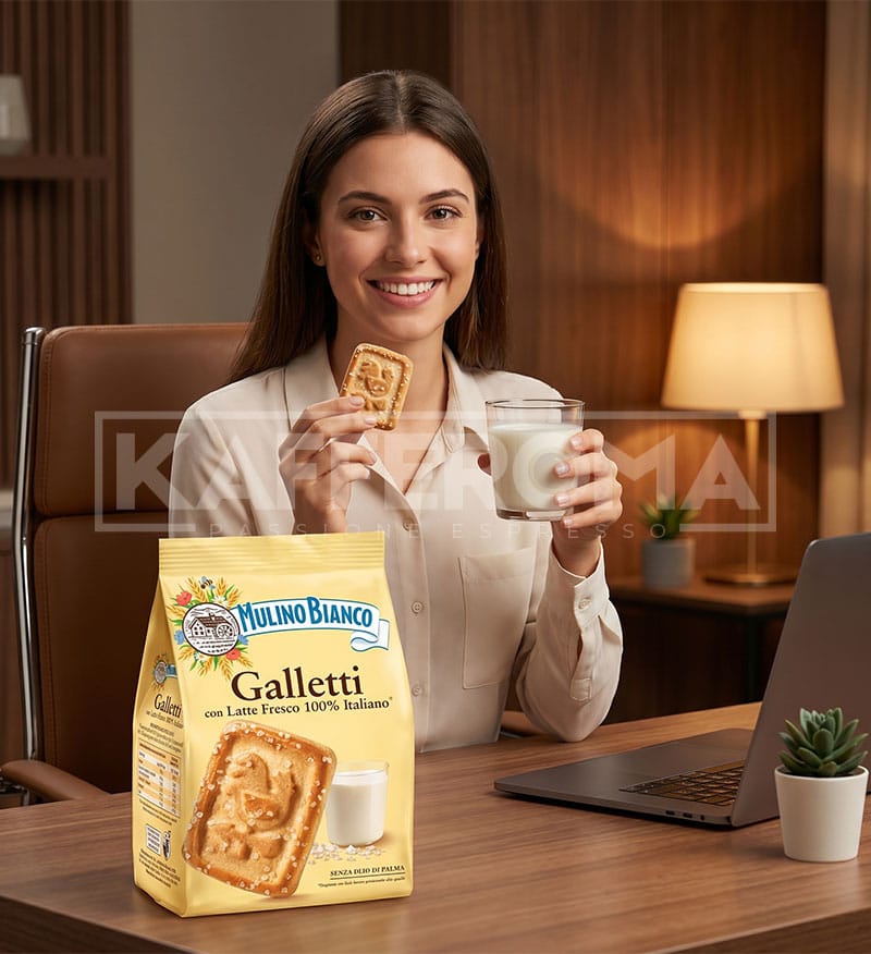 Biscuiți Mulino Bianco Galetti con Latte Fresco 350gr. Biscuiți Mulino Bianco Galetti con Latte Fresco 350gr.