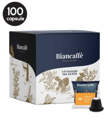 100 Capsule Biancaffe Classica – Compatibile Nespresso 100 Capsule Biancaffe Classica – Compatibile Nespresso