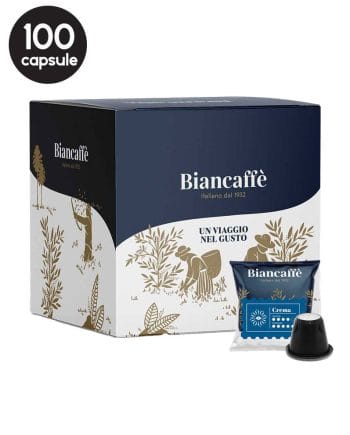 100 Capsule Biancaffe Crema – Compatibile Nespresso 100 Capsule Biancaffe Crema – Compatibile Nespresso