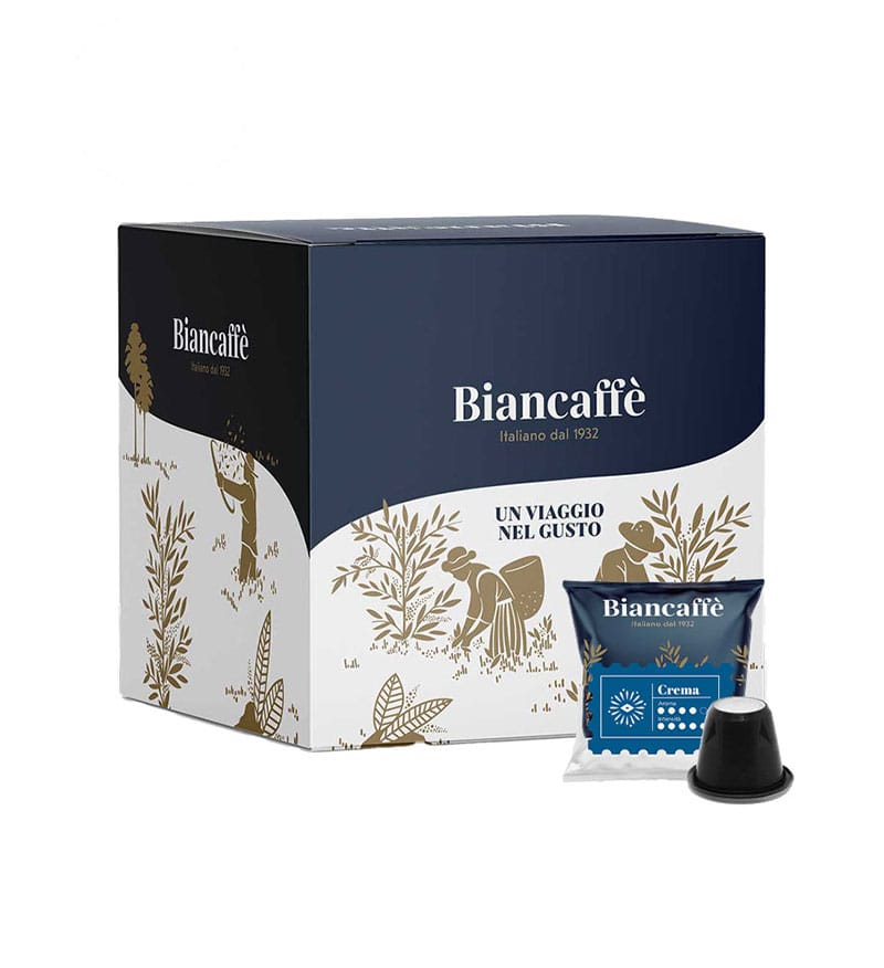 100 Capsule Biancaffe Crema – Compatibile Nespresso 100 Capsule Biancaffe Crema – Compatibile Nespresso