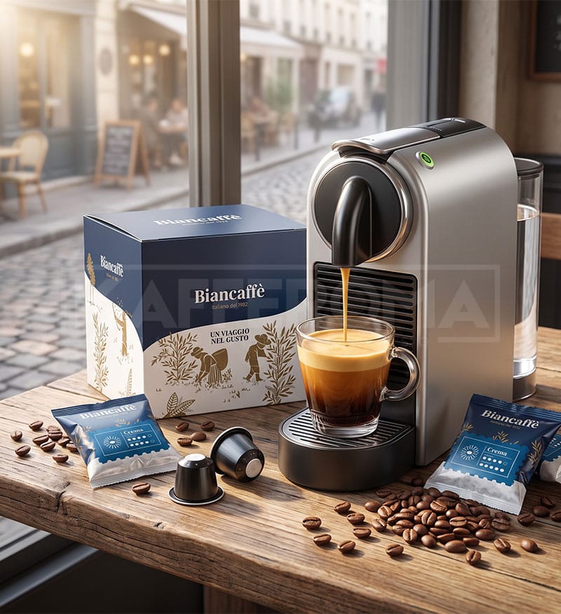 100 Capsule Biancaffe Crema – Compatibile Nespresso 100 Capsule Biancaffe Crema – Compatibile Nespresso