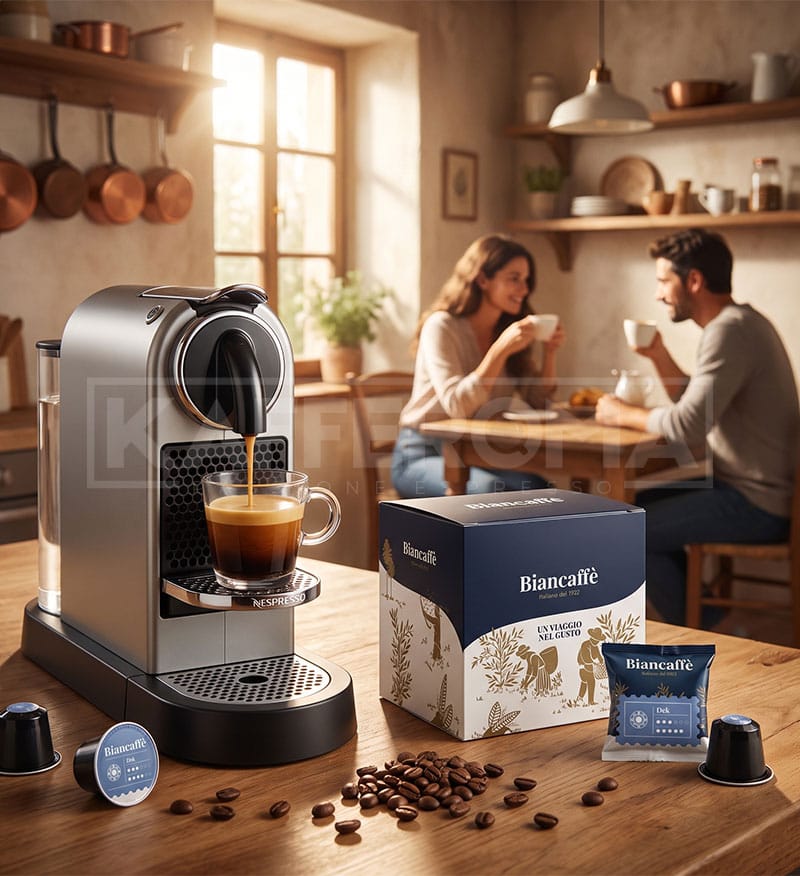 100 Capsule Biancaffe Dek – Compatibile Nespresso 100 Capsule Biancaffe Dek – Compatibile Nespresso