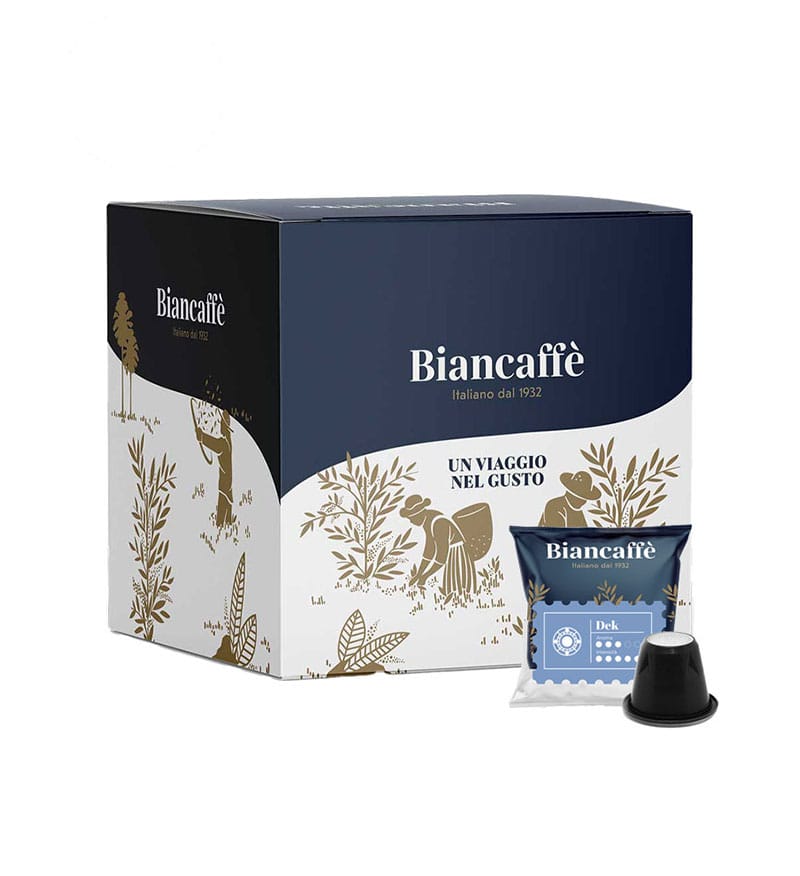 100 Capsule Biancaffe Dek – Compatibile Nespresso 100 Capsule Biancaffe Dek – Compatibile Nespresso