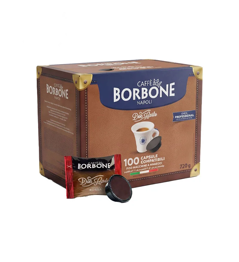 100 Capsule Borbone Espresso Miscela Rossa – Compatibile A Modo Mio