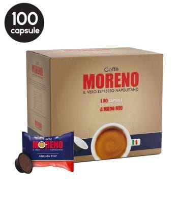 100 Capsule Caffe Moreno Aroma Top – Compatibile A Modo Mio 100 Capsule Caffe Moreno Aroma Top – Compatibile A Modo Mio