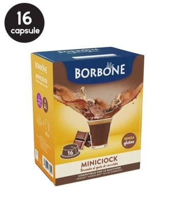 16 Capsule Borbone Miniciock – Compatibile A Modo Mio