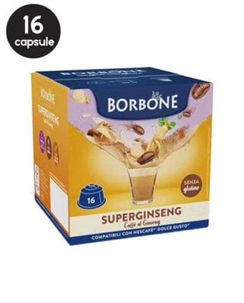 16 Capsule Borbone Super Ginseng – Compatibile Dolce Gusto 16 Capsule Borbone Super Ginseng – Compatibile Dolce Gusto