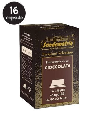 16 Capsule Sandemetrio Cioccolata - Compatibile A Modo Mio 16 Capsule Sandemetrio Cioccolata - Compatibile A Modo Mio