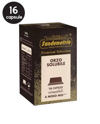 16 Capsule Sandemetrio Orz - Compatibile A Modo Mio 16 Capsule Sandemetrio Orz - Compatibile A Modo Mio