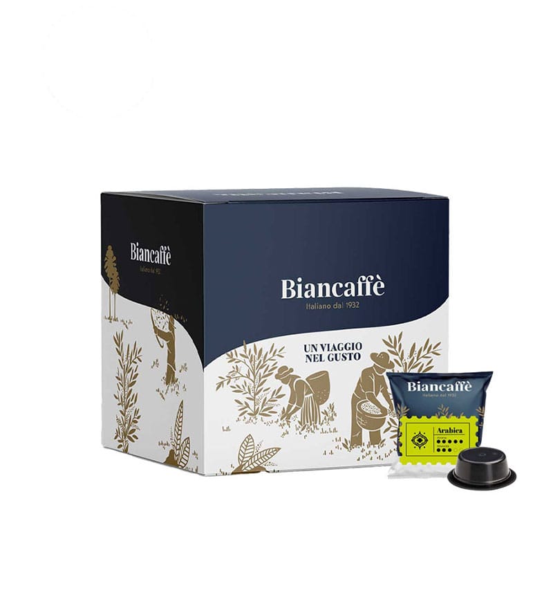 50 Capsule Biancaffe Arabica – Compatibile A Modo Mio 50 Capsule Biancaffe Arabica – Compatibile A Modo Mio