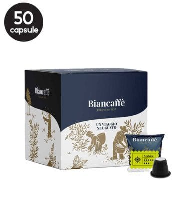 50 Capsule Biancaffe Arabica – Compatibile Nespresso 50 Capsule Biancaffe Arabica – Compatibile Nespresso
