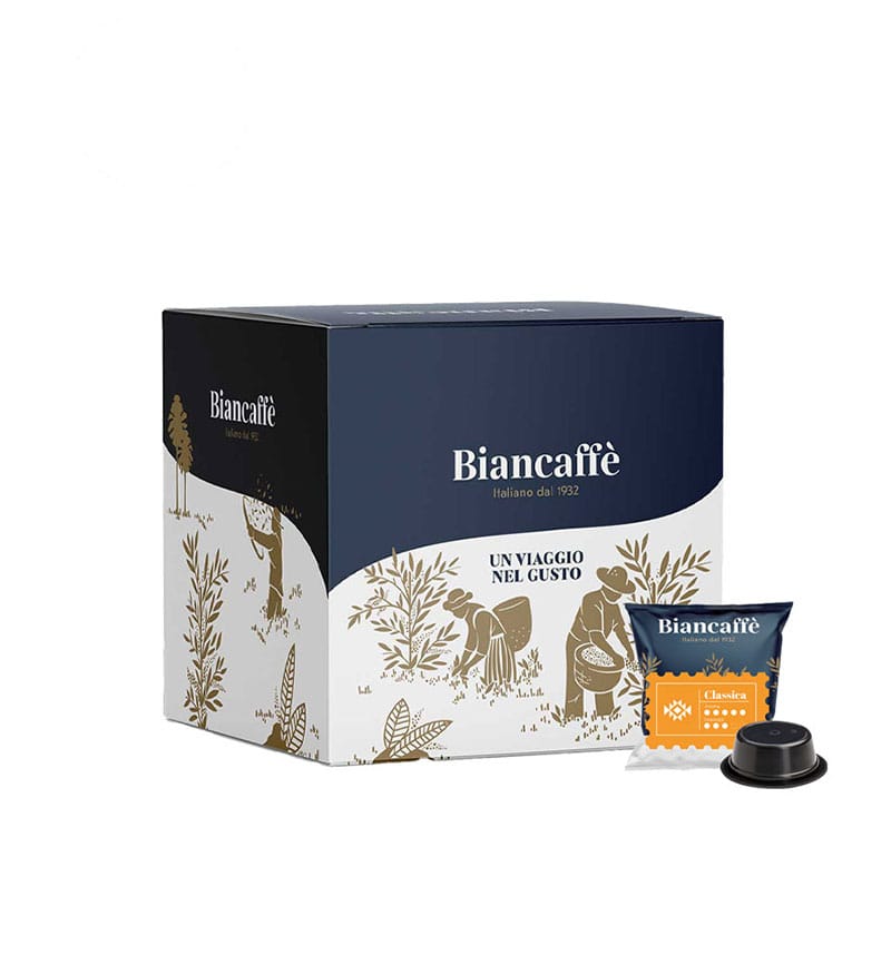 50 Capsule Biancaffe Classica – Compatibile A Modo Mio 50 Capsule Biancaffe Classica – Compatibile A Modo Mio