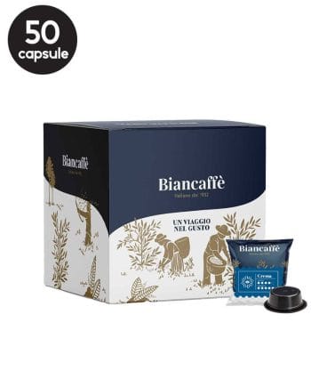 50 Capsule Biancaffe Crema – Compatibile A Modo Mio 50 Capsule Biancaffe Crema – Compatibile A Modo Mio