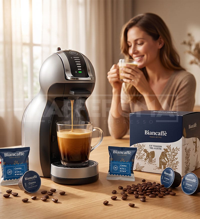 50 Capsule Biancaffe Crema – Compatibile Dolce Gusto 50 Capsule Biancaffe Crema – Compatibile Dolce Gusto