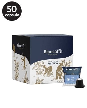 50 Capsule Biancaffe Dek – Compatibile Nespresso 50 Capsule Biancaffe Dek – Compatibile Nespresso