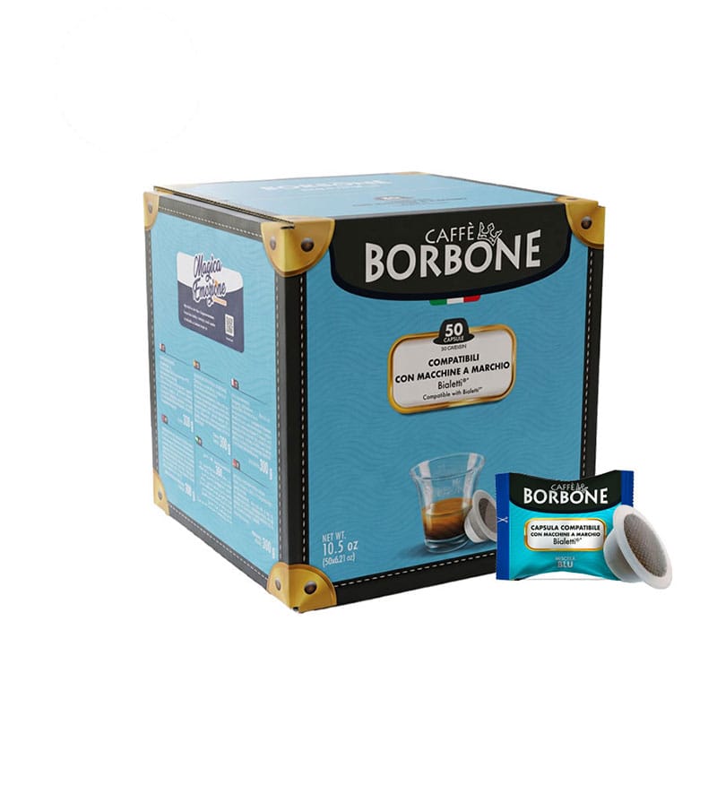 50 Capsule Borbone Espresso Miscela Blu – Compatibile Bialetti 50 Capsule Borbone Espresso Miscela Blu – Compatibile Bialetti