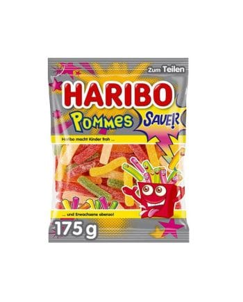 Bomboane Gumate Haribo Pommes Sauer 175gr. Bomboane Gumate Haribo Pommes Sauer 175gr.
