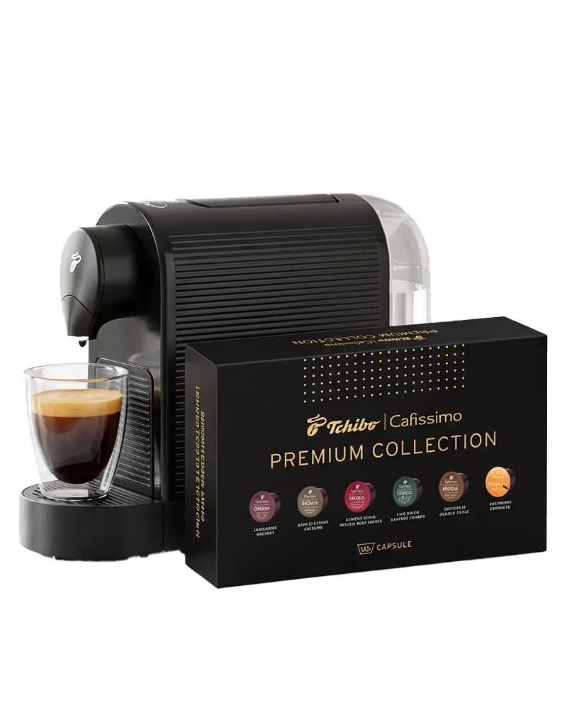 Espressor Capsule Tchibo Cafissimo - Pure Plus Black & Premium Collection Espressor Capsule Tchibo Cafissimo - Pure Plus Black & Premium Collection