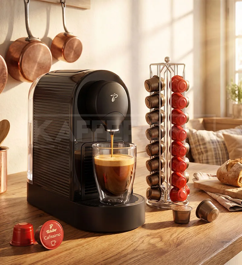 Espressor Capsule Tchibo Cafissimo - Pure Plus Black Espressor Capsule Tchibo Cafissimo - Pure Plus Black