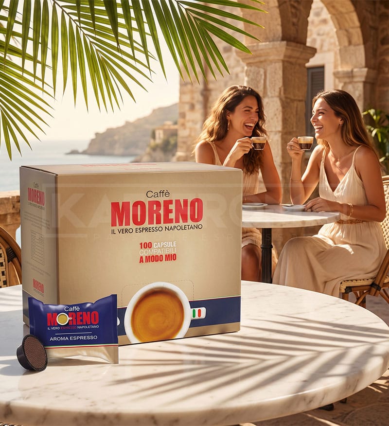 100 Capsule Caffe Moreno Aroma Espresso – Compatibile A Modo Mio 100 Capsule Caffe Moreno Aroma Espresso – Compatibile A Modo Mio