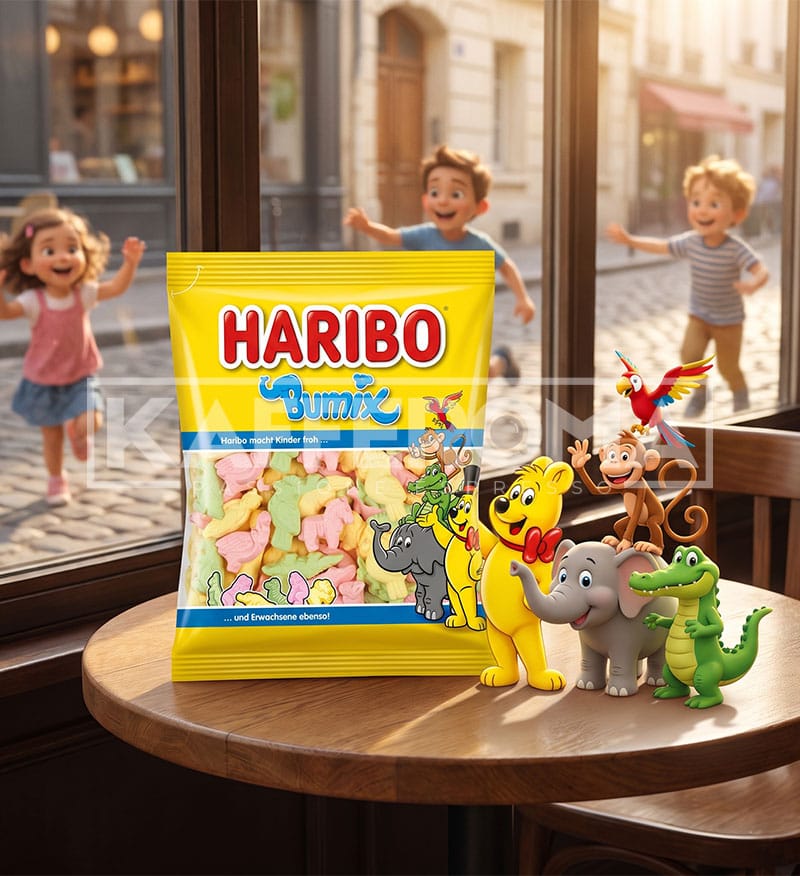 Bomboane Gumate Haribo Bumix 175gr. Bomboane Gumate Haribo Bumix 175gr.