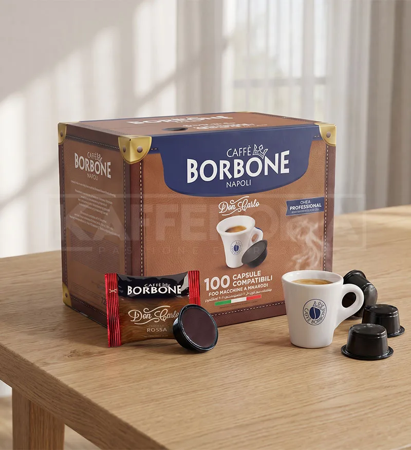 100 Capsule Borbone Espresso Miscela Rossa – Compatibile A Modo Mio