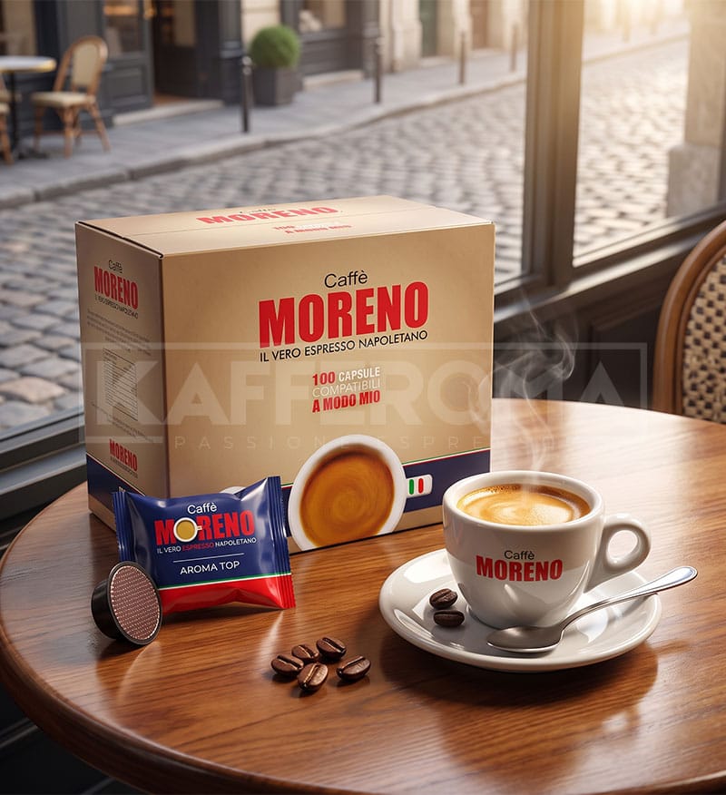 100 Capsule Caffe Moreno Aroma Top – Compatibile A Modo Mio 100 Capsule Caffe Moreno Aroma Top – Compatibile A Modo Mio