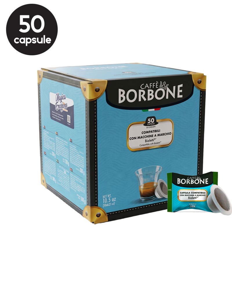 50 Capsule Borbone Espresso Miscela Dek – Compatibile Bialetti 50 Capsule Borbone Espresso Miscela Dek – Compatibile Bialetti
