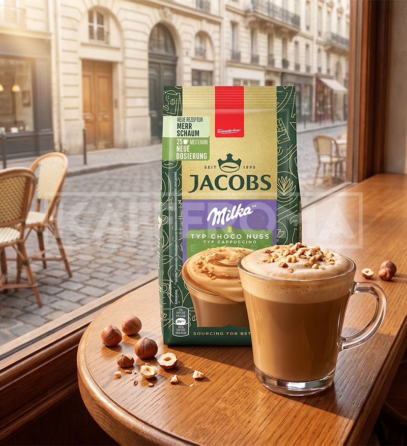 Jacobs – Cappuccino Milka Chocco Nuss 400gr. Jacobs – Cappuccino Milka Chocco Nuss 400gr.