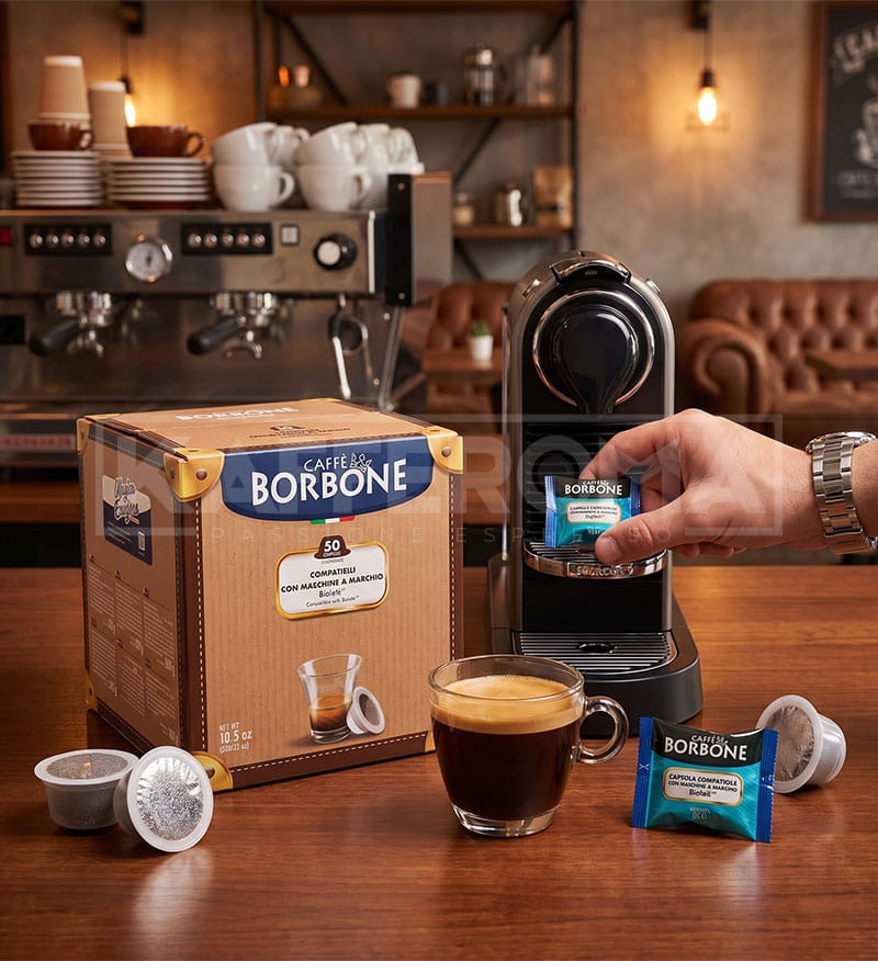 50 Capsule Borbone Espresso Miscela Blu – Compatibile Bialetti 50 Capsule Borbone Espresso Miscela Blu – Compatibile Bialetti