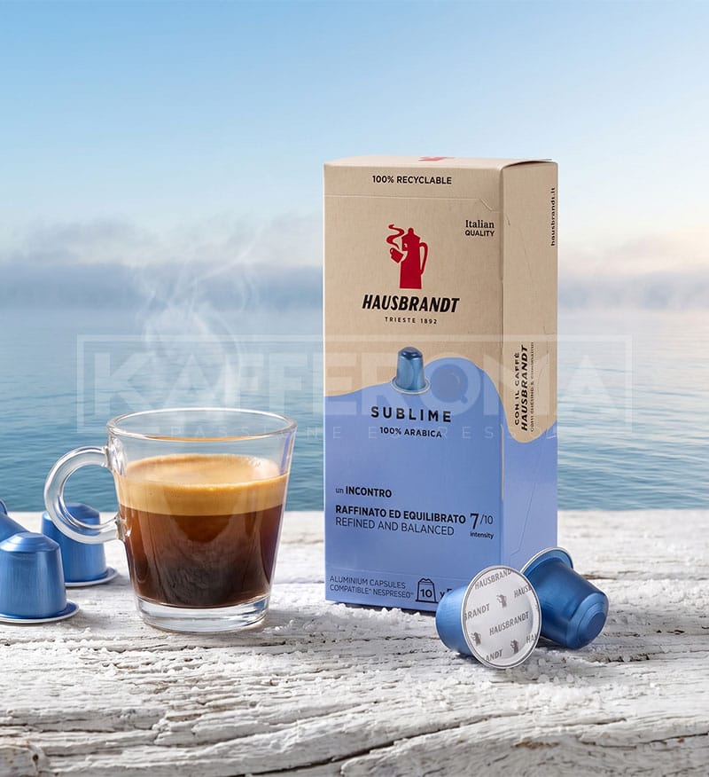 10 Capsule Aluminiu Hausbrandt Sublime - Compatibile Nespresso 10 Capsule Aluminiu Hausbrandt Sublime - Compatibile Nespresso