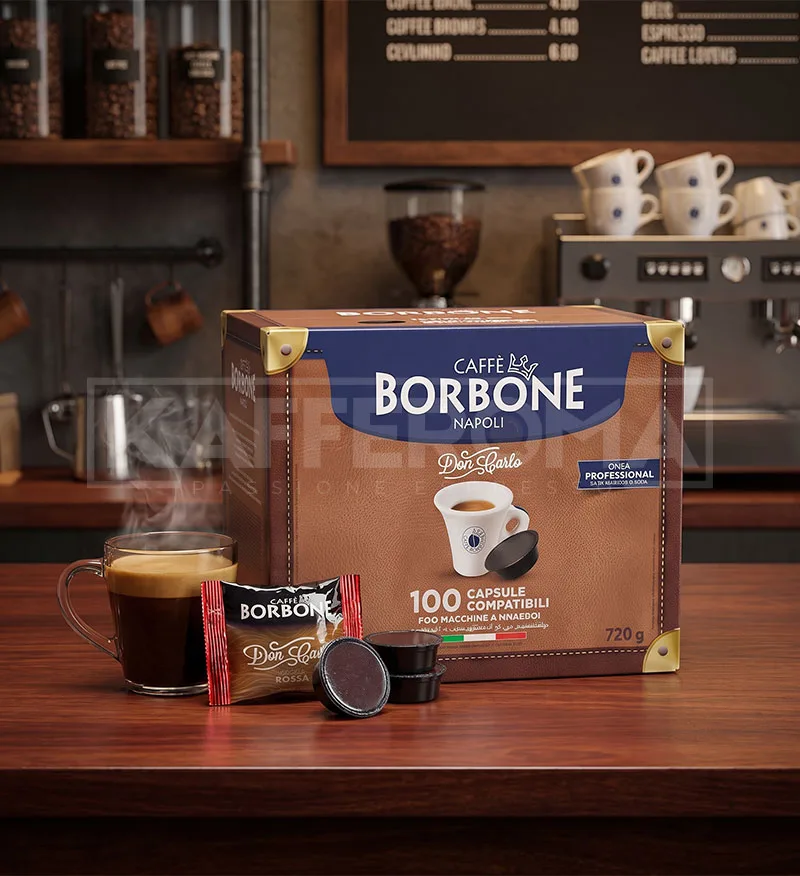 100 Capsule Borbone Espresso Miscela Rossa – Compatibile A Modo Mio